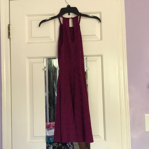 Causal magenta dress - Picture 2 of 2
